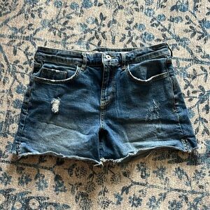 Anthropologie Pilcro and the Letterpress Jean shorts